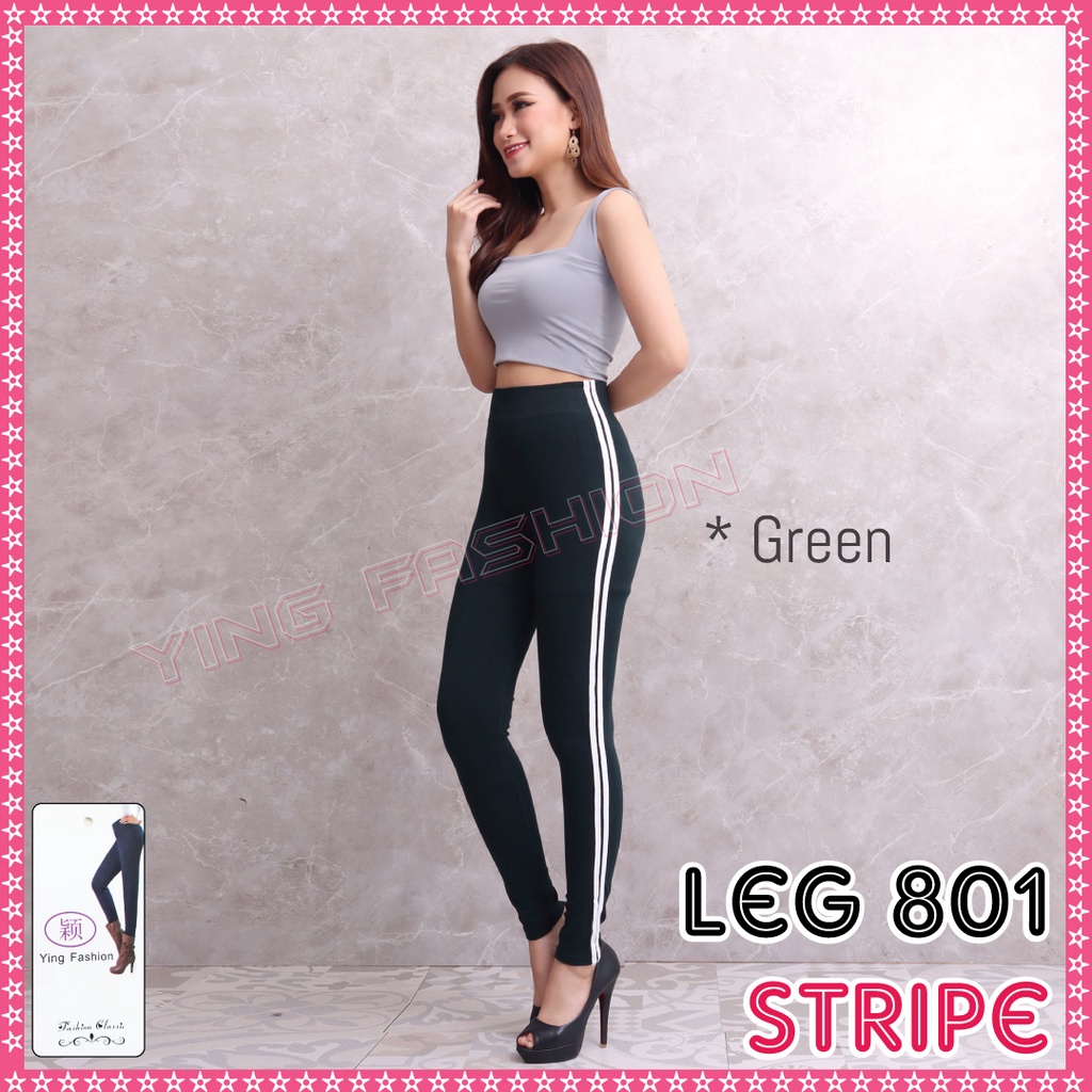 [Grosir Minim 5 pcs ] Legging Stripe 801 / Legging import fashion wanita / legging senam wanita / legging fashion wanita