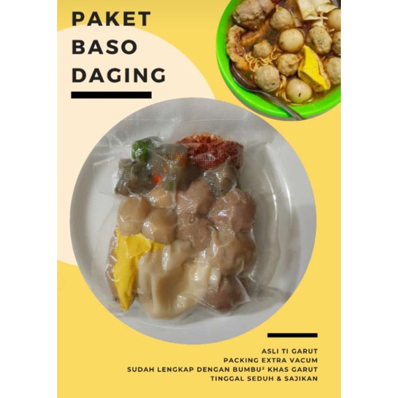 

Baso Daging Komplit [Khas Garut]