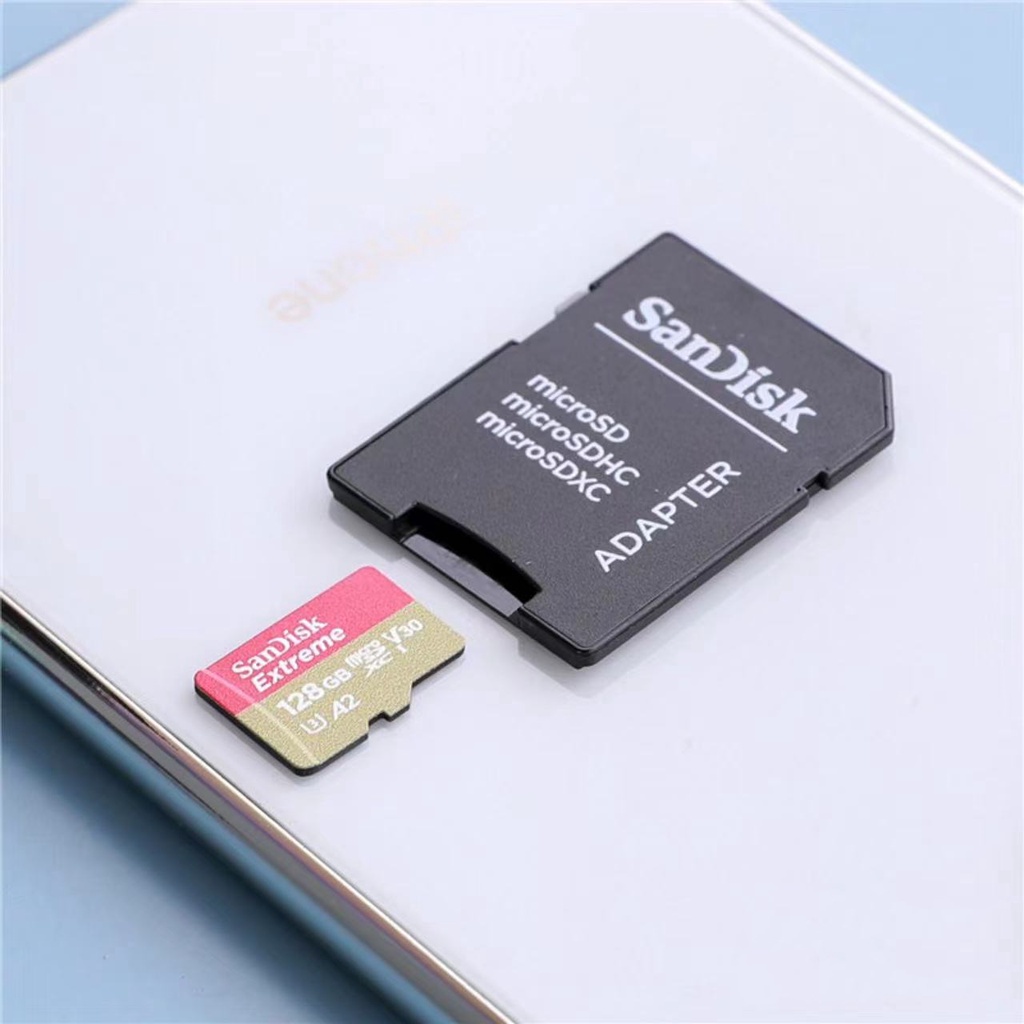 Original Kartu Memori Microsd 32/64/128/256/512GB 160MB/S Ultra Memory Card Sandisk Micro SDHC UHS-1 c10 A1 for MP3, MP4, mobile phones, camera(GOLD)