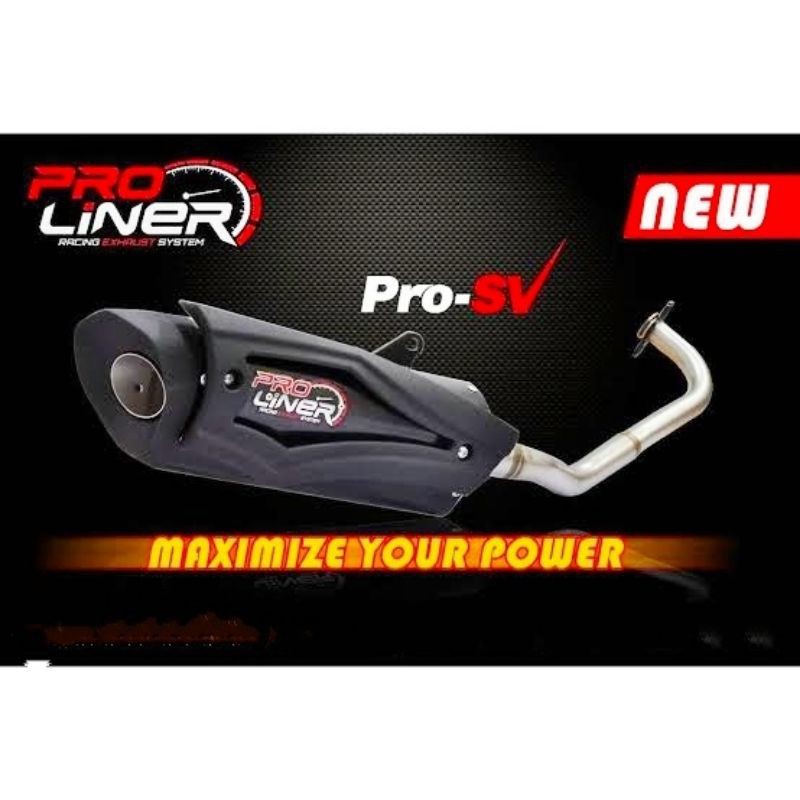 KNALPOT PROLINER PRO LINER PRO SV NEW VIXION ORIGINAL not alpha alfa misano missano leo