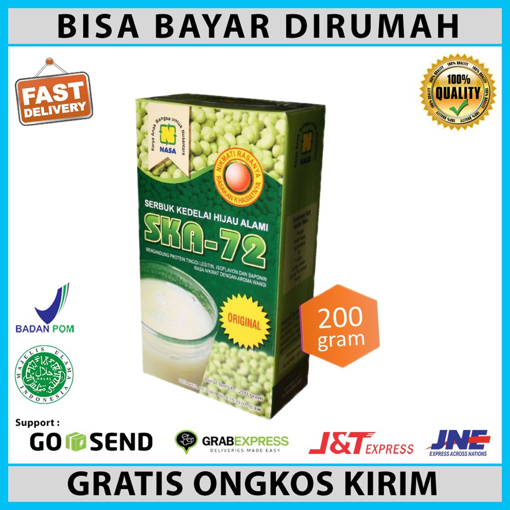 

skao nasa ska 72 - serbuk kedelai hijau murni original/SERBUK KEDELAI ORGANIK ORIGINAL NASA/alby_