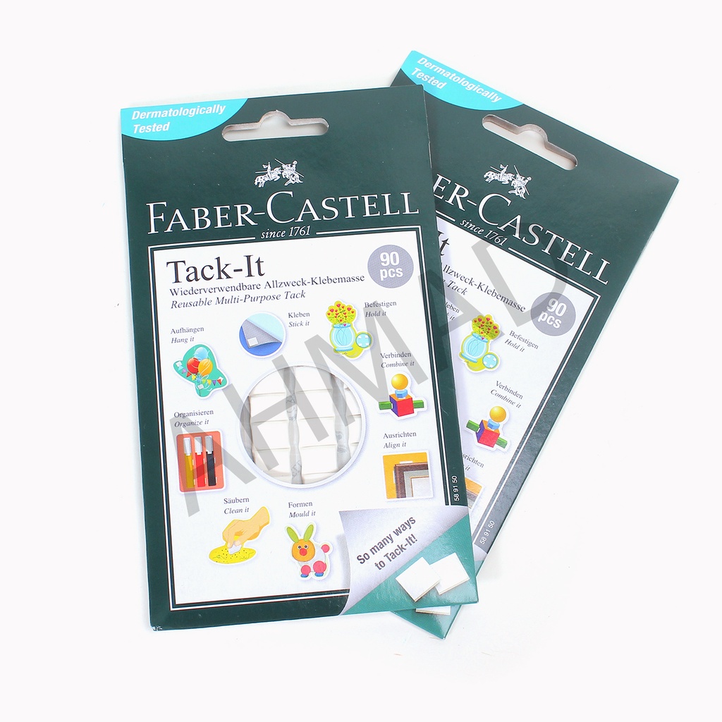 

FABER CASTELL - Tack It Reusable Multi-Purpose Tack isi 90pcs [1 PACK]