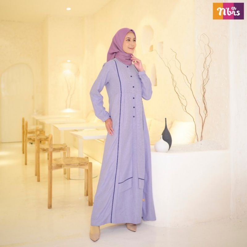 GAMIS NB B60 MAROON GREY LAVENDER • NIBRAS