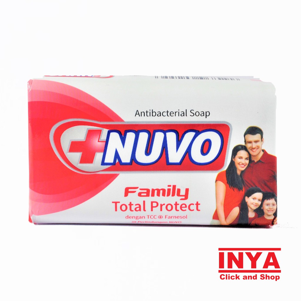 NUVO FAMILY TOTAL PROTECT ANTIBACTERIAL SOAP 76gr - Sabun Batang