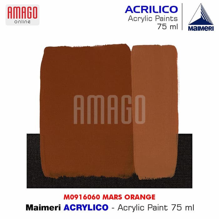 MAIMERI ACRILICO - ACRYLIC PAINT - MARS ORANGE - 75ML - M0916060