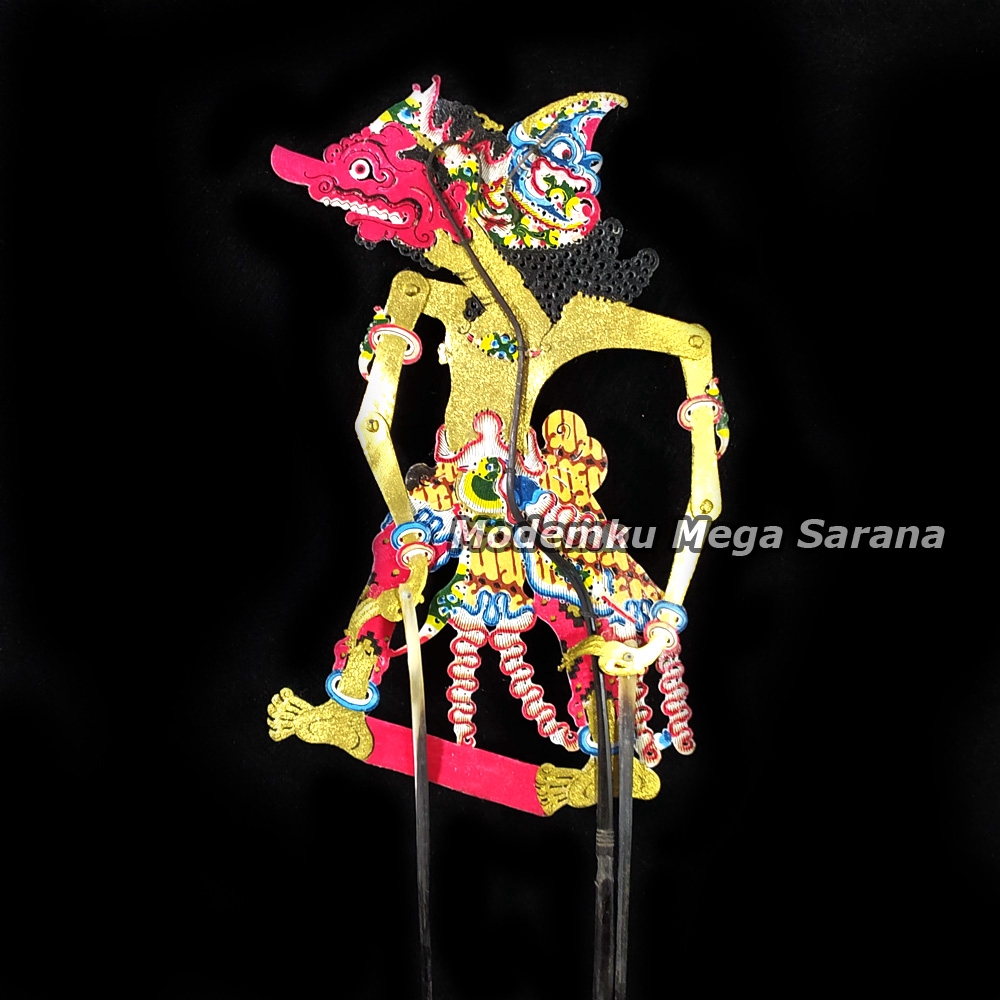 Miniatur Wayang Kulit Dursasana Caperan Mini Super