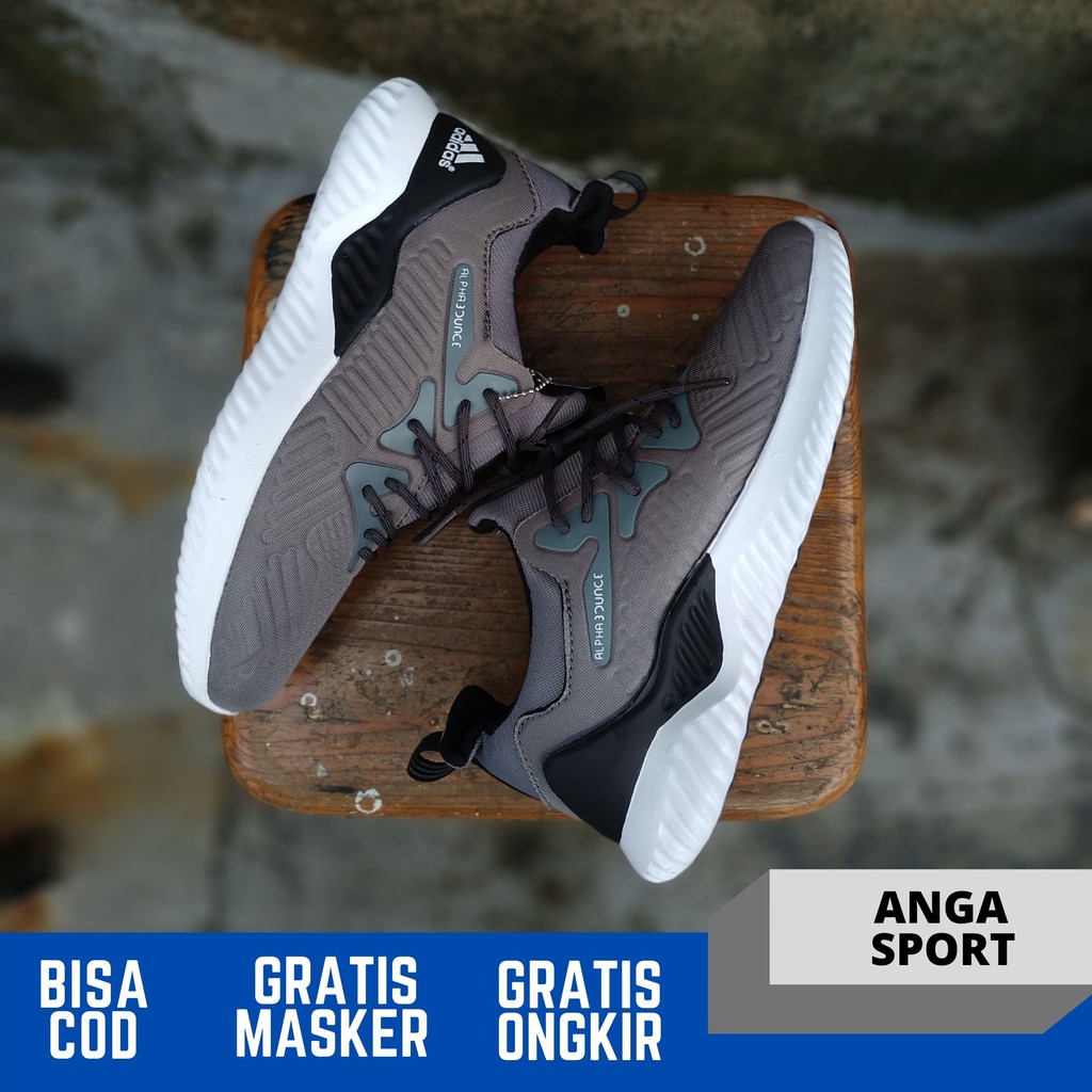 SEPATU PRIA RUNNING ADIDAS ALPHABOUNCE BEYOND SEPATU OLAHRAGA LARI SENAM MADE IN VIETNAM