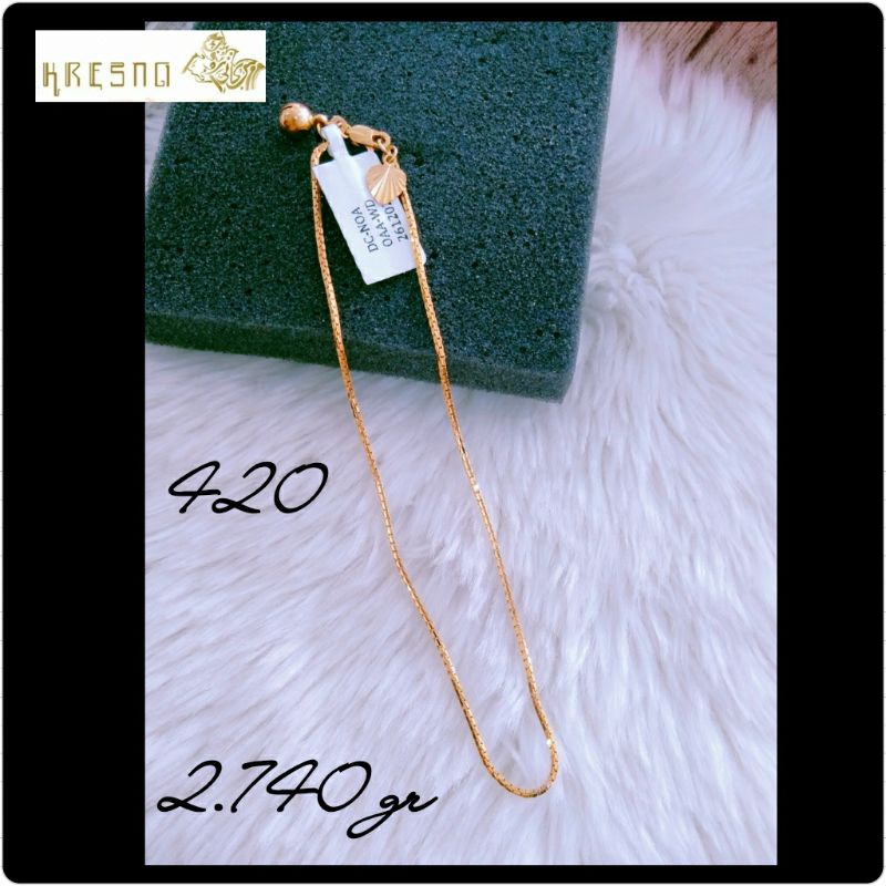 gelang kaki italy santa krincing