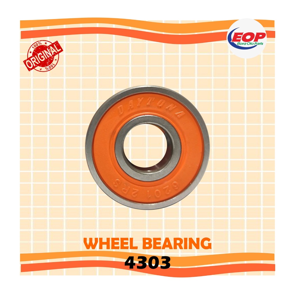 BEARING LAHAR RODA ORIGINAL DAYTONA 6301-2RS NEW CB 150 TIGER THUNDER 4303