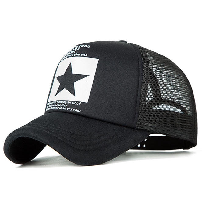 IWINTER Topi Trucker Baseball Star Quick Drying Mesh - SMT-ZHL23 - HTM