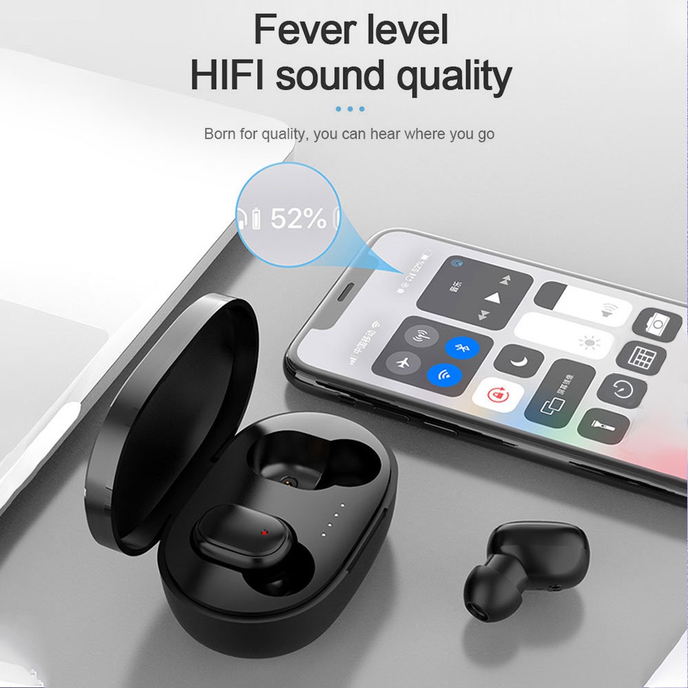 Upgrade A6S TWS Bluetooth Earbuds Earphone Wireless Headphone Earbuds Sports Headset Waterproof