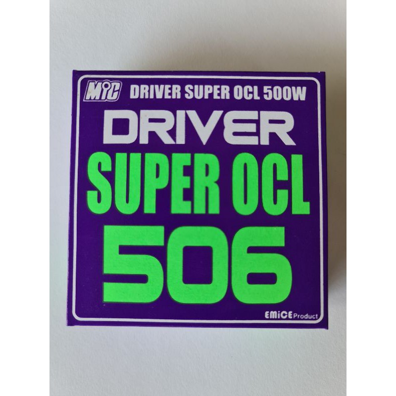 Driver Power Super Ocl 500 Watt 506 Fiber Premium Mic