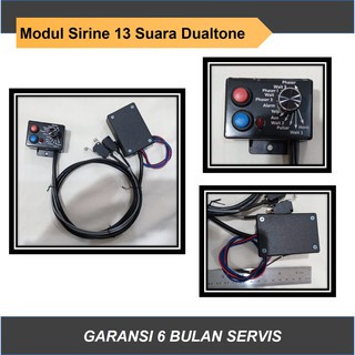 Sirine 13 suara dualtone dan Speaker NARAE NSH 70, MURAH Sepaket modul sirene klakson TOA Polisi Patwal