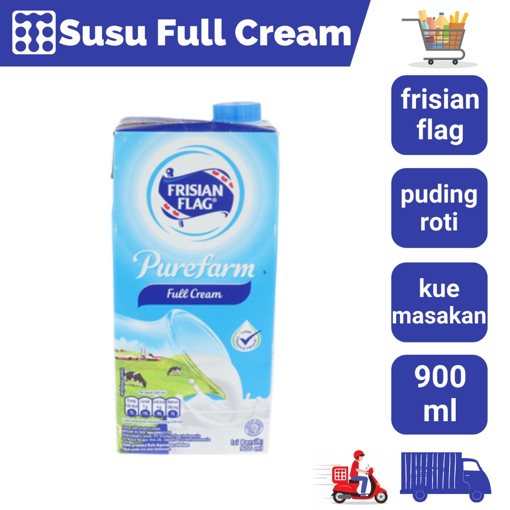 

Frisian Flag Uht Full Cream 900 Ml