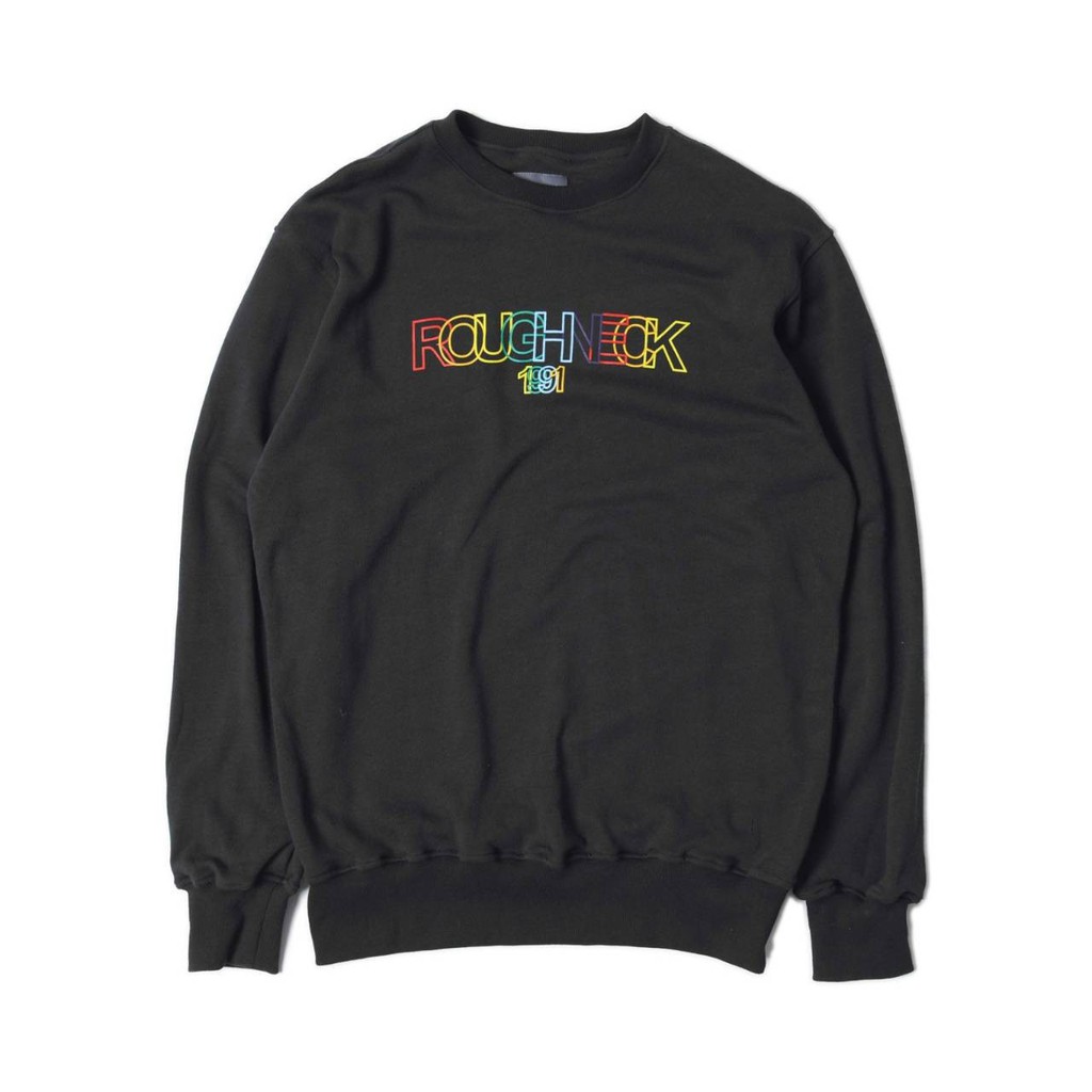 BEST SELLER CREWNECK ROUGHNECK SIG HAPPY COLOUR (CR01)