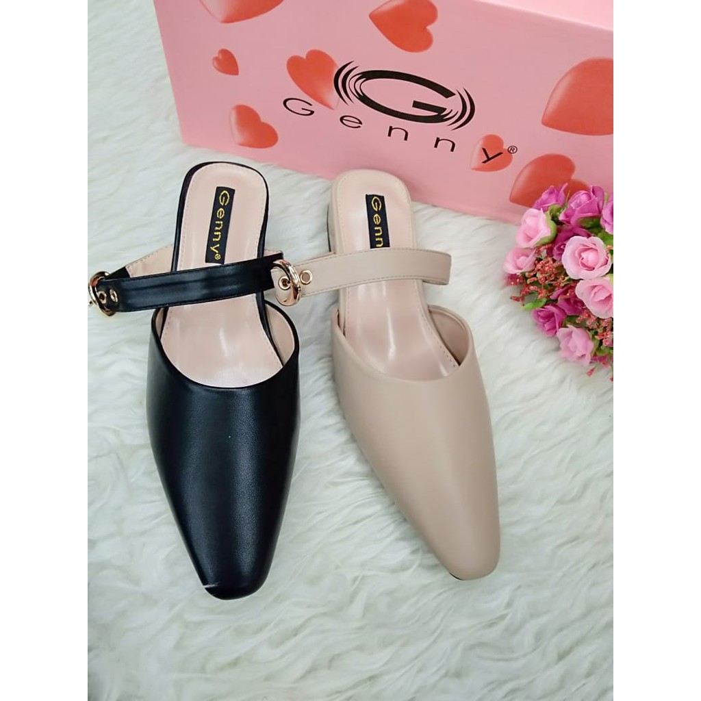 COD SANDAL GENNY TAPAK TAHU TERBARU SANDAL TAPAK TAHU KERJA KULIAH PESTA WANITA IMPORT TERKINI