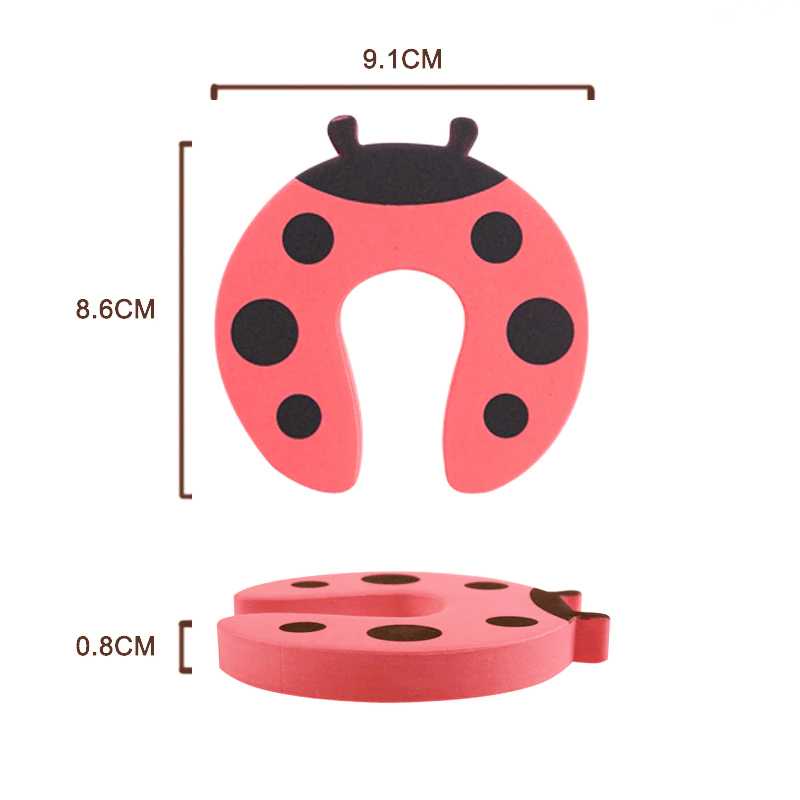 [BAYI &amp; EMAK] - Penahan Pintu Laci Anti Kejepit Perlindungan Bayi Safety Baby Door Stopper 5 PCS - L-8801 - Multi-Color