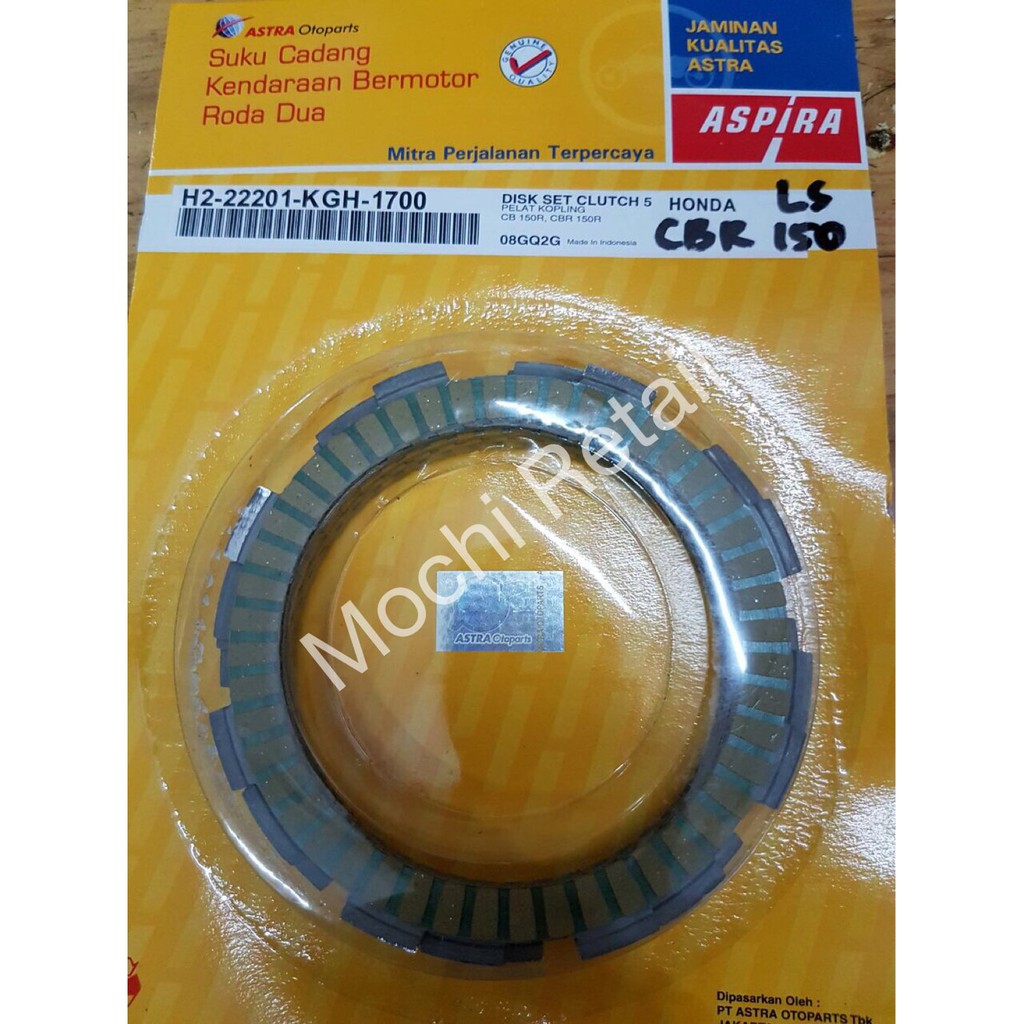 GROSIR KAMPAS/PLAT KOPLING CB 150R/CBR 150 R ORI ASPIRA  MR