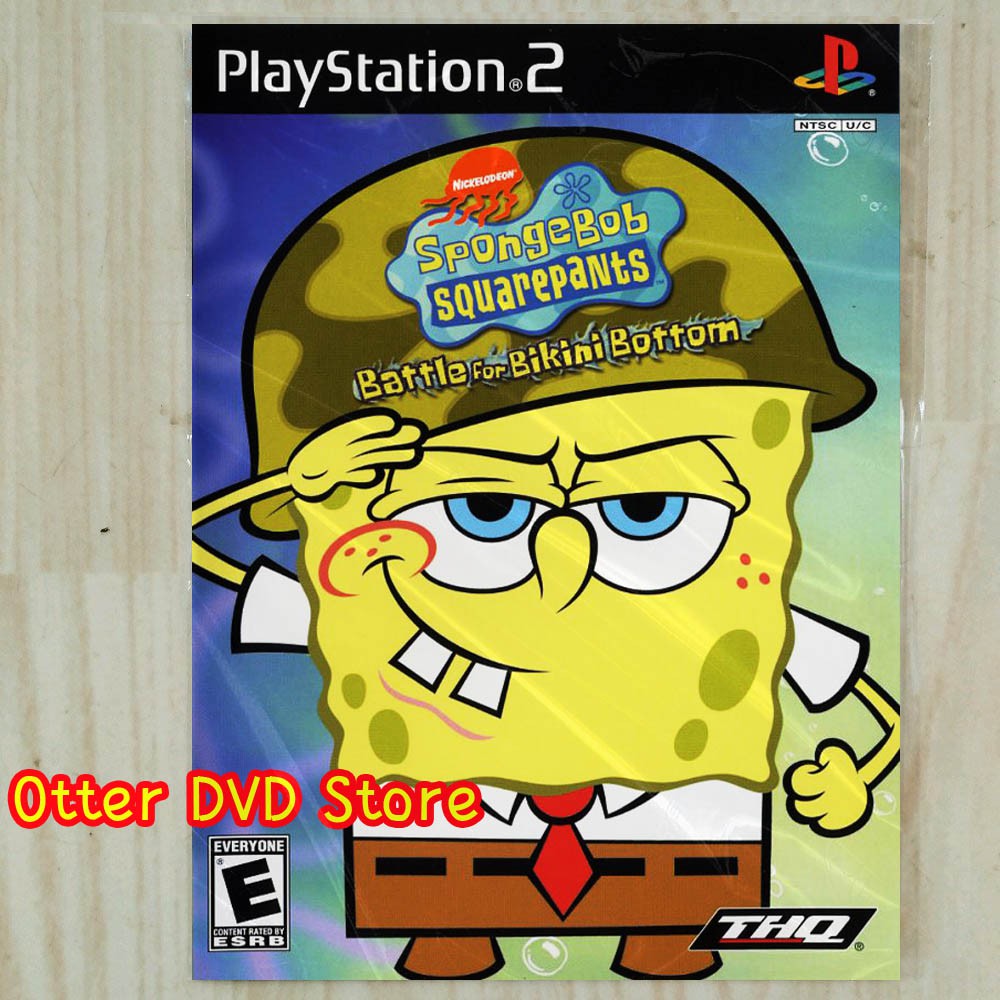 Jual Kaset Game Ps2 Ps 2 Spongebob Squarepants - Battle For Bikini Bottom Indonesia|Shopee Indonesia