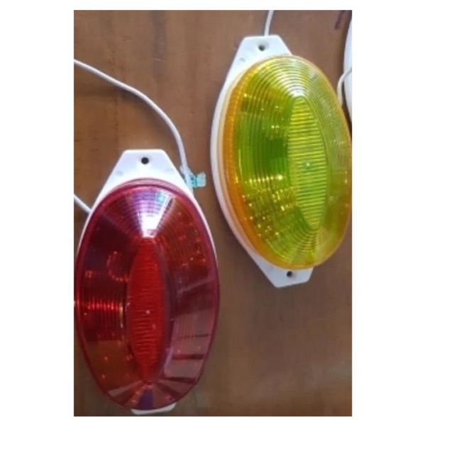 Lampu Menara Blitz Kedip / Strobe Light / Flash Light 220V Red Yellow