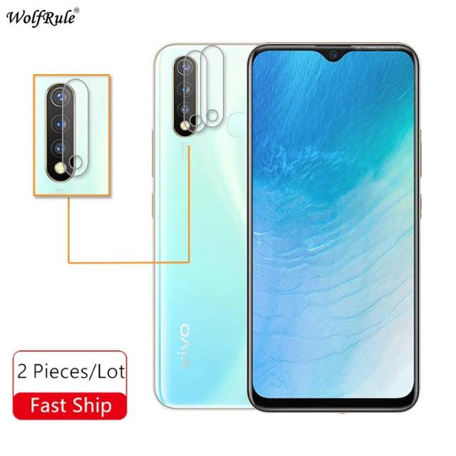 Pelindung Kamera Belakang VIVO Y19 2019 Tempered Glass Camera Anti Gores Kaca Kamera Lens Premium