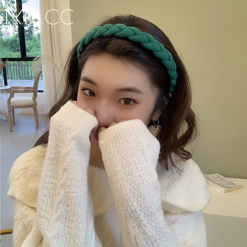 KOREAN TWIST BRAID HEADBAND HAIRBAND WOMEN SOLID ONE COLOR HEAD BAND WIDE HAIR BAND / BANDO BENDO BANDANA KEPANG WANITA WARNA POLOS TEBAL LEBAR