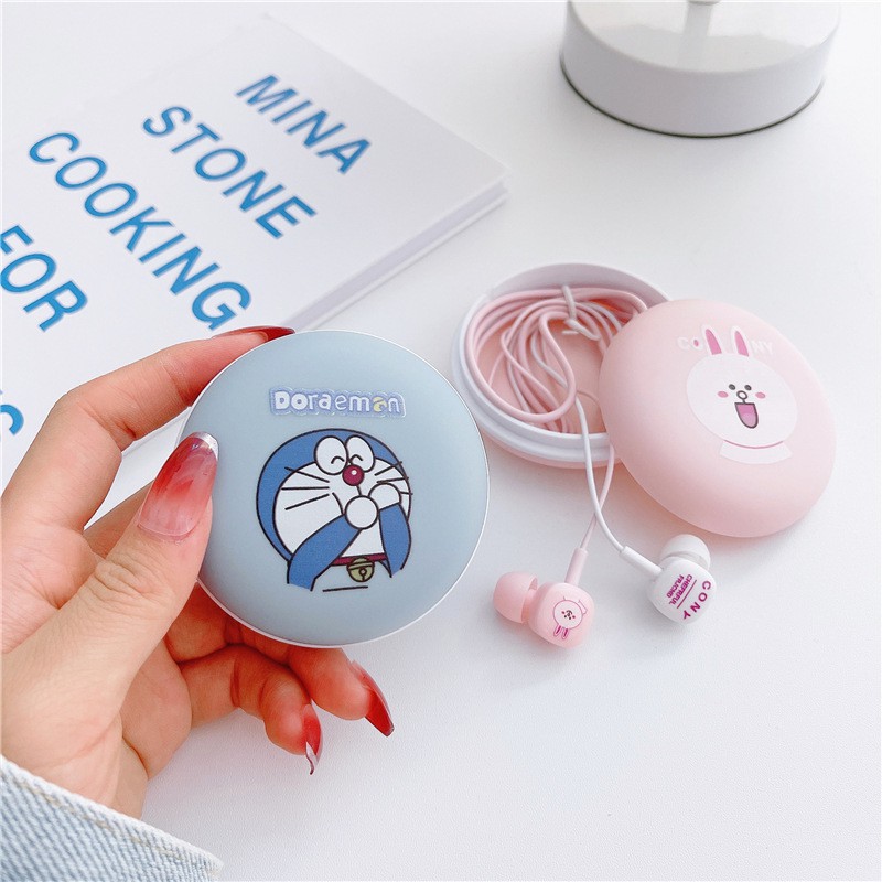 Headset Earphone In-Ear Kabel 3.5mm Dengan Mic Untuk Smartphone / Laptop