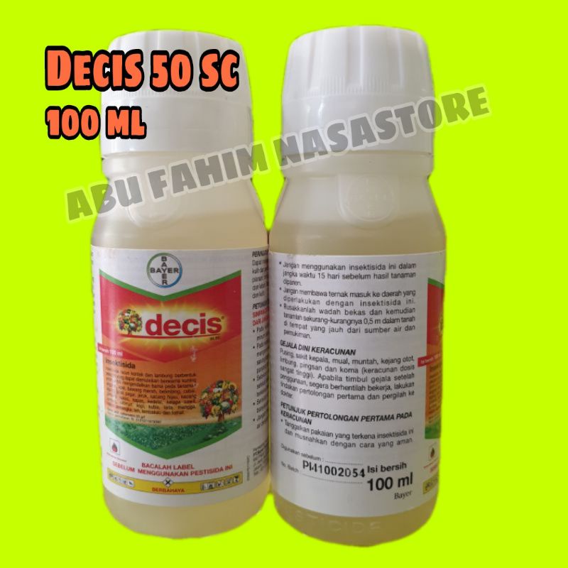 PRODUK- INSEKTISIDA DECIS 25 EC 100 ML / RACUN HAMA TANAMAN / RACUN ULAT / OBAT BIUS UDANG / OBAT