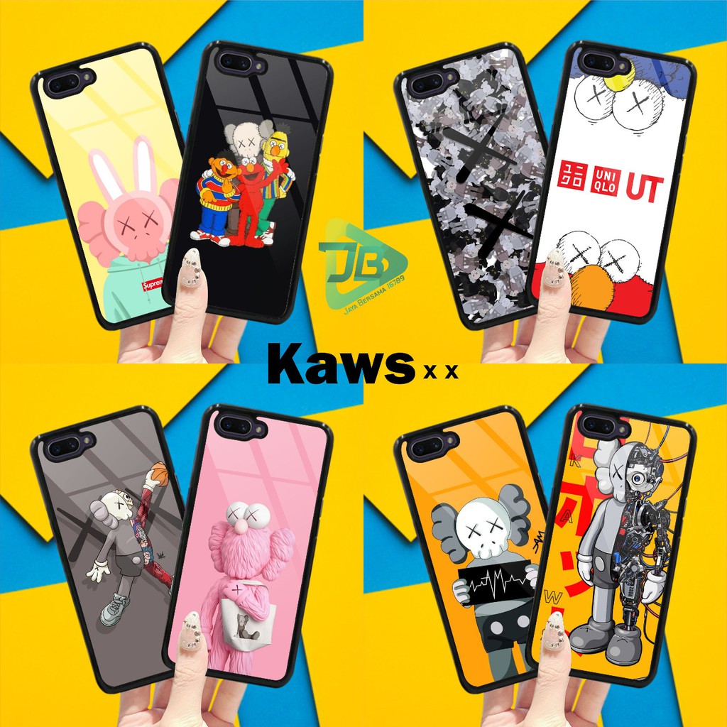 HARDCASE 2D GLOSSY KAWS OPPO VIVO XIAOMI SAMSUNG REALME IPHONE ALL TYPE JB4677