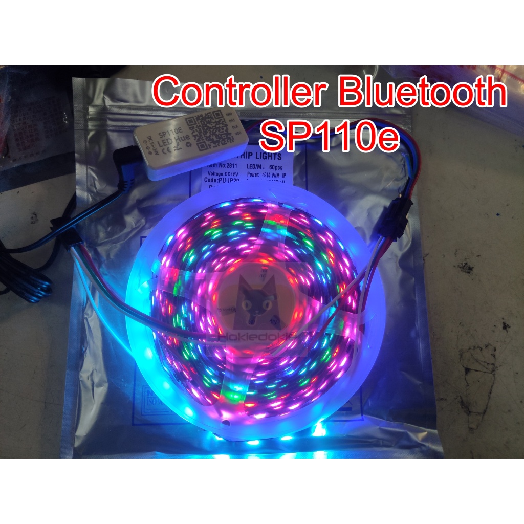 SP110e Bluetooth Controller untuk led RGB WS2811 WS2812B