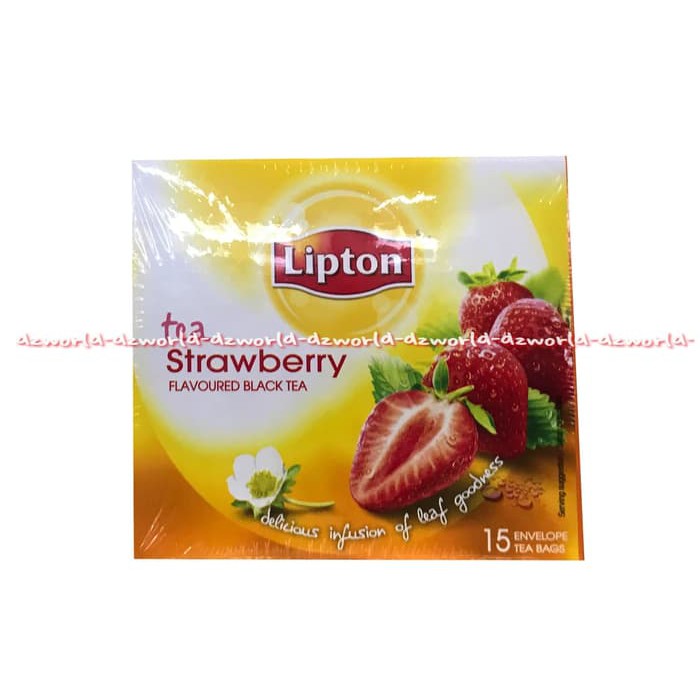 

Lipton Tea Strawberry 15 Sachet Teh Celup Rasa Strawberi vnl2799