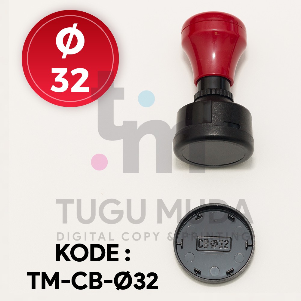 

Gagang Stempel Flash BULAT/LINGKARAN D32 (∅32mm) - TM-CB-DIAMETER 32