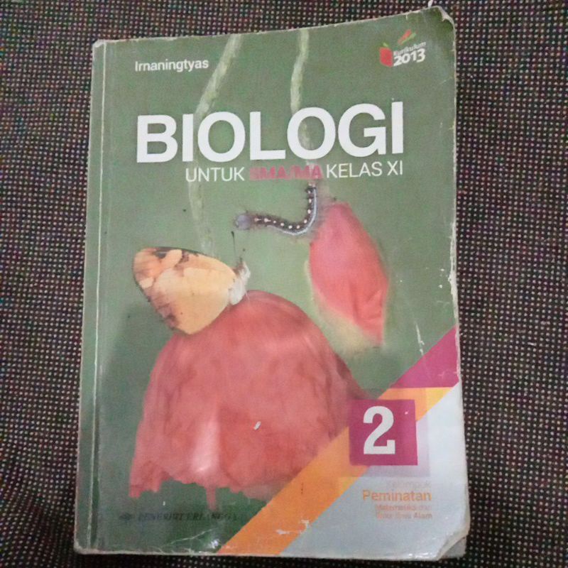 Buku biologi erlangga kelas 11 (preloved)