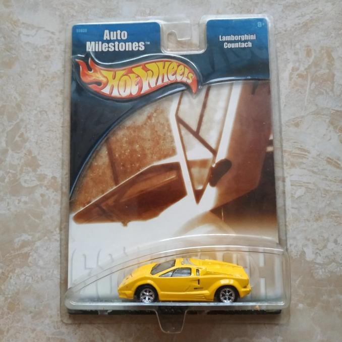 HOTWHEELS LAMBORGHINI COUNTACH AUTO MILESTONE YELLOW SPECIAL EDITION FVBF65125D