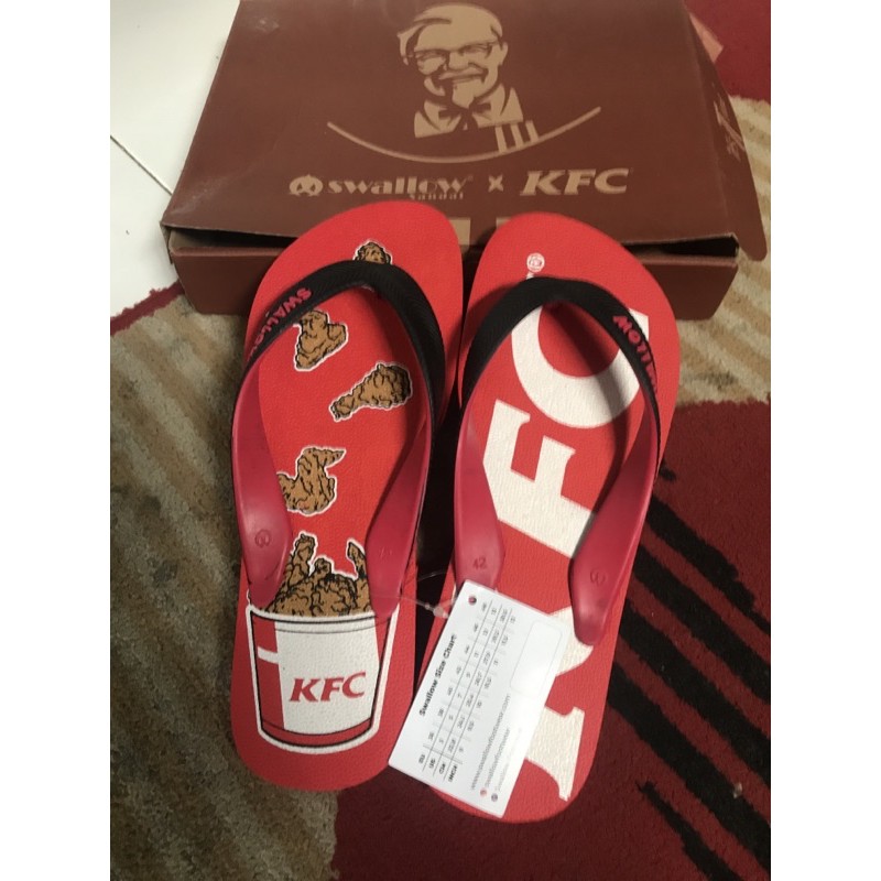 sandal swallow kfc