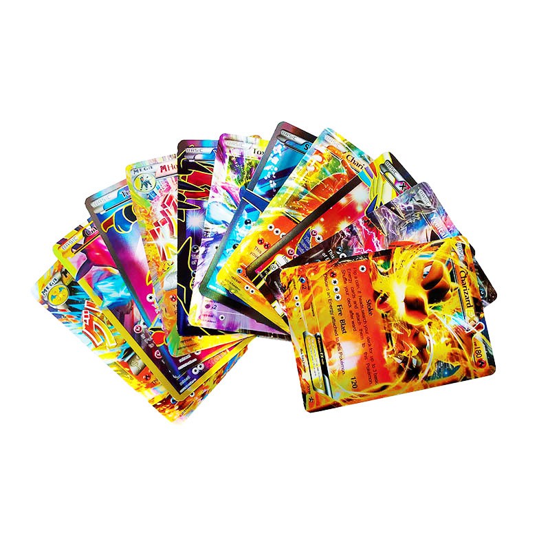 20 / 60pcs / 120pcs Kartu Pokemon GX Trainer Mega Trading Untuk Koleksi