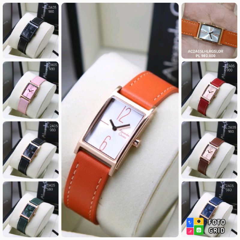2405 - JAM TANGAN KULIT WANITA ALEXANDRE CHRISTIE AC 2A05 | AC2A05 ORIGINAL