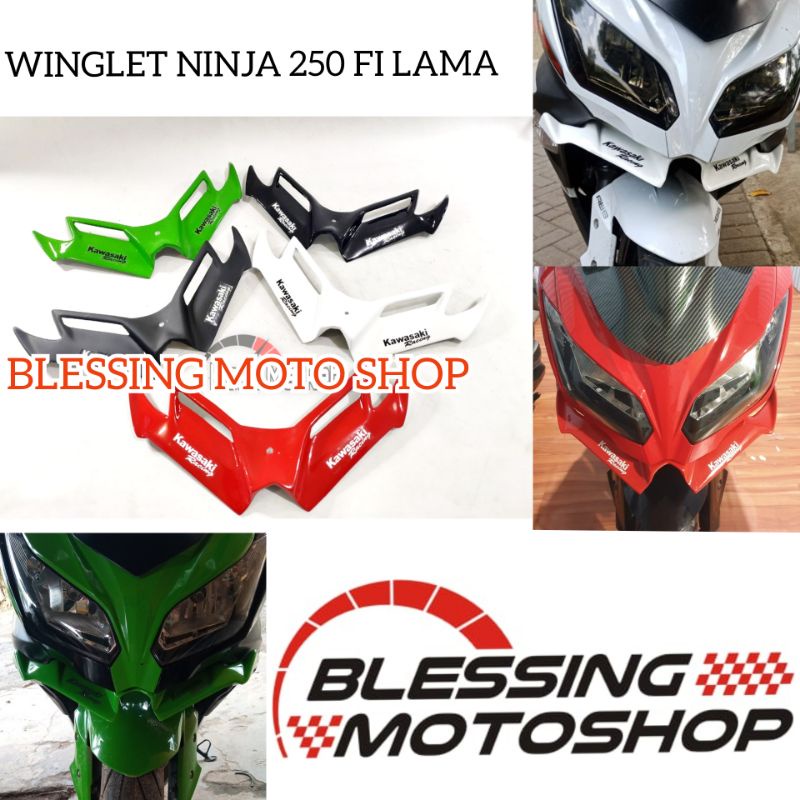 winglet ninja 250 fi winglet ninja 250fi winglet kawasaki ninja 250 fi