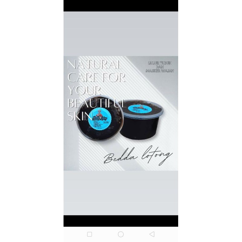 lulur rempah/lulur lotong/khas bugis, bedda lotong