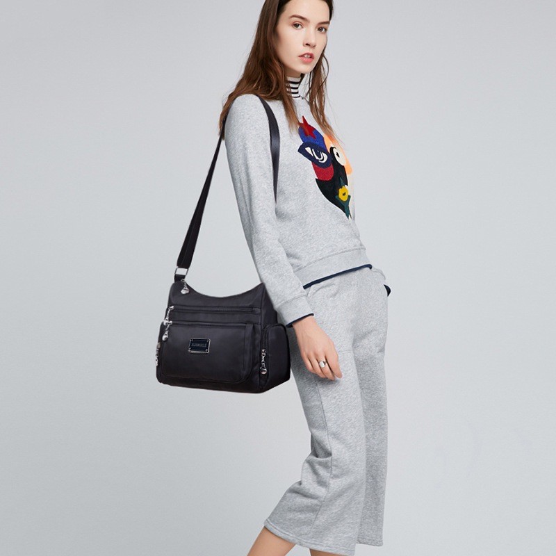 TI 3038 -  TAS SELEMPANG WANITA  IMPORT MURAH BATAM - B