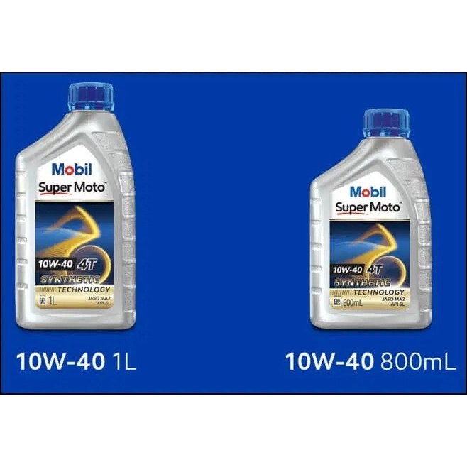 oli mesin motor matic  mobil super moto 10w40 1 liter