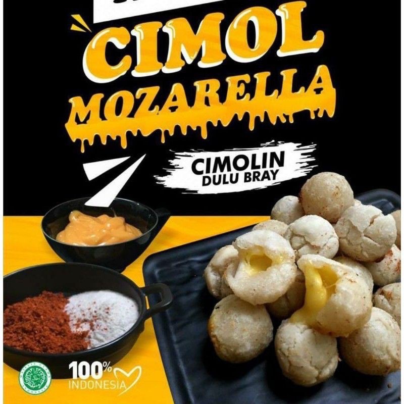 [BISA COD] Cimol Mozarella - TERCIDUK CIMOZ Crispy Cheesy Bomb Praktis Cimol Viral /cheese lumer