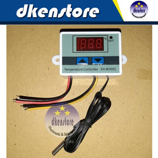 Thermostat Digital AC 220V XH W3001 termostat Alat pengatur suhu temperatur mesin tetas telur