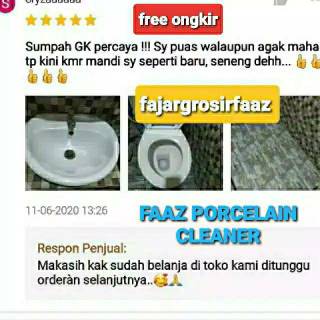 READY pembersih  FAAZ porcelain cleaner 1000ml faaz cleaner 