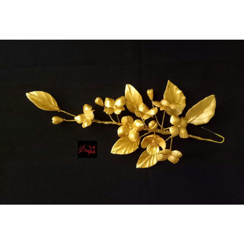 

(445/PRACGK) Gumpaste Flower Sugar Flower/Bunga Gumpaste Filler Gold
