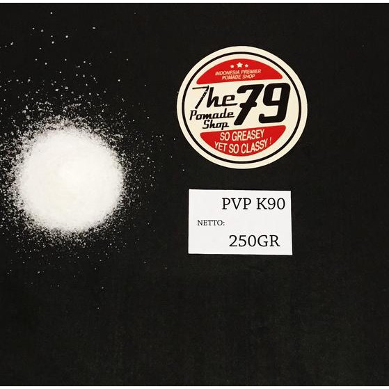 ❇ Pvp k90-polyvinylpyrrolidone-bahan Pembuat pomade waterbased-250gram ☂