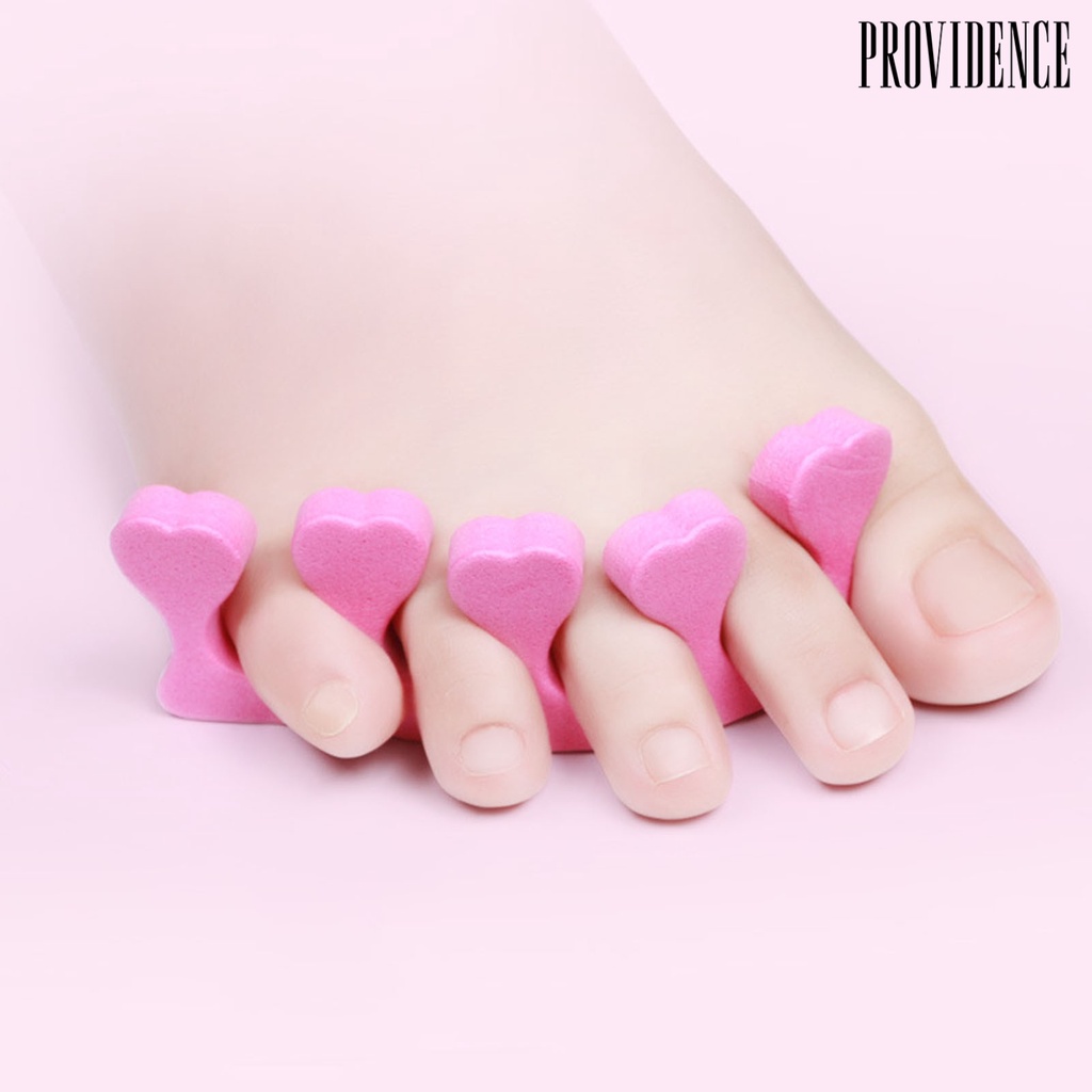 2pcs / Set Spons Pemisah Jari Kaki Lembut Elastisitas Tinggi Untuk Manicure Pedicure