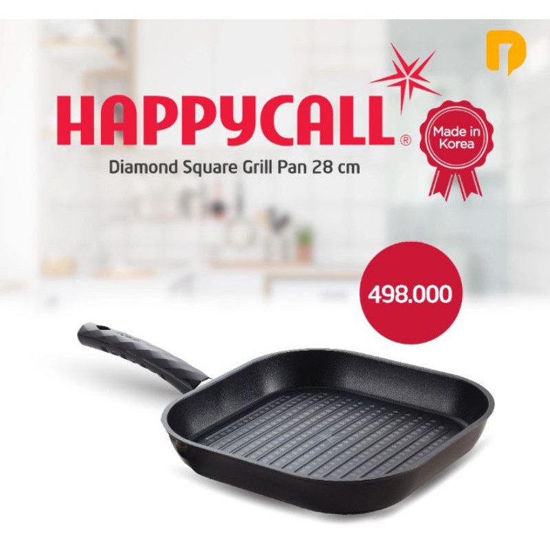 Happycall Diamond Square Grill Pan 28CM