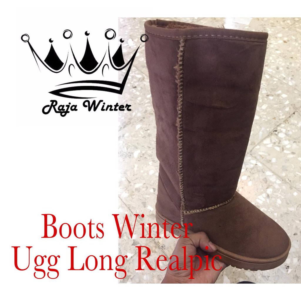 IMPORT Sepatu Boots Winter Pria Wanita Boots Ugg Panjang Sebetis Musim Dingin
