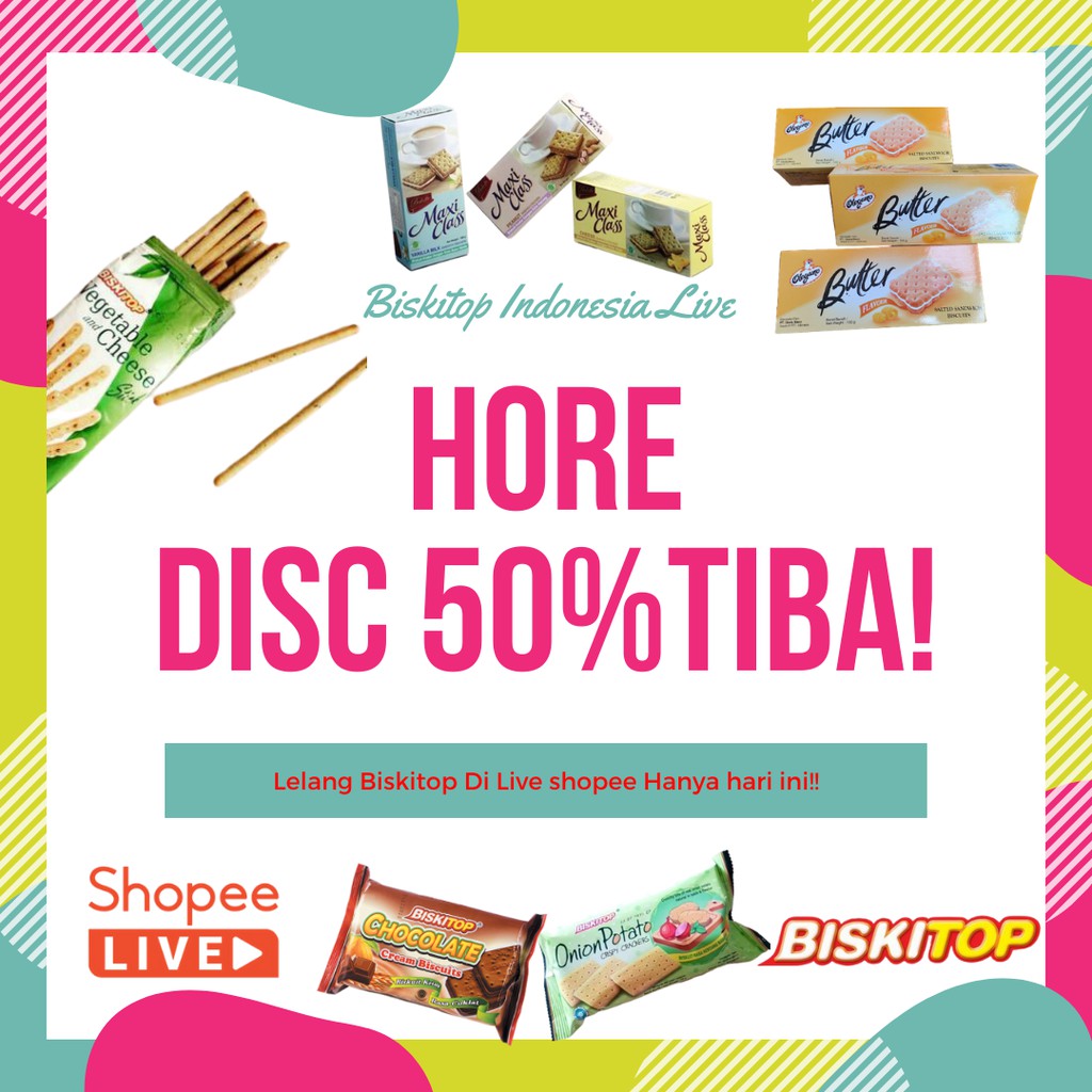 

BISKITOP - SPECIAL LELANG LIVE DISCOUNT 50% !!!